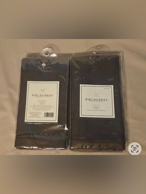 Vintage Fieldcrest Luxury Cotton Dinner Napkins Brown 2 pks (8 Napkins)